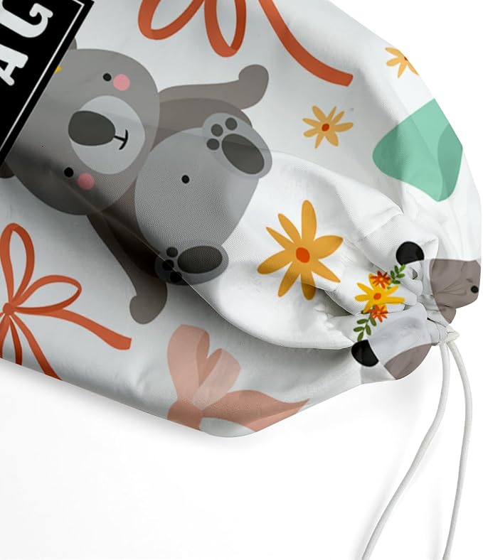 Plastic Bag Organizer,Reusable And Washable Grocery Bag organizer,for Home Kitchen Travelling Camping Decor, use 1 Pack,Gray Koala Pattern