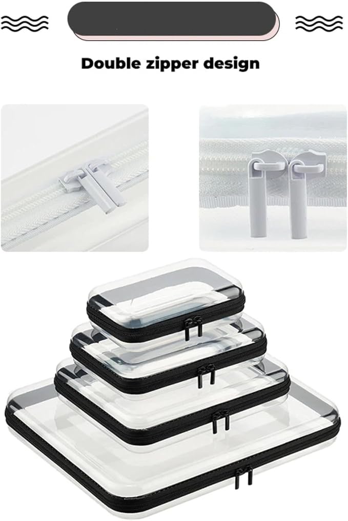 PET Travel Storage Box for Clothes, Cosmetics, and Stationery, Desktop Display Box