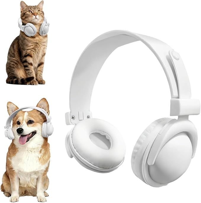 Olyre Pet Headphones for Small Dogs Cats, Adjustable Decorative Neckwear