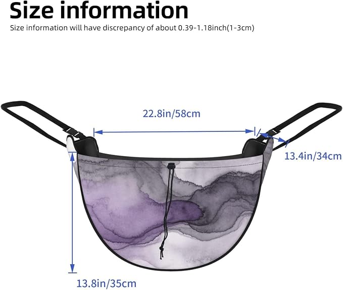 Gray Purple Wash Car Seat Organizer-Backseat Storage Bag for Travel | Waterproof Durable. Holds Snacks Gear Essentials. Fits Most Cars.