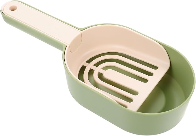 1 Set Cat Litter Shovel Cat Litter Picker Pet Litter Dustpan Cat Sand Shovel Portable Hamster Sifter Scoop Green Litter Scoop Pet Cleaning Scoop Cat Scooper Poo Cleaning Shovel Pp