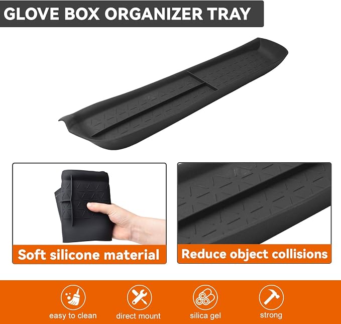 Glove Box Dividers for Toyota RAV4 2025-2019 | Interior Insert Organizer , PET Divider, Storage Space Accessories