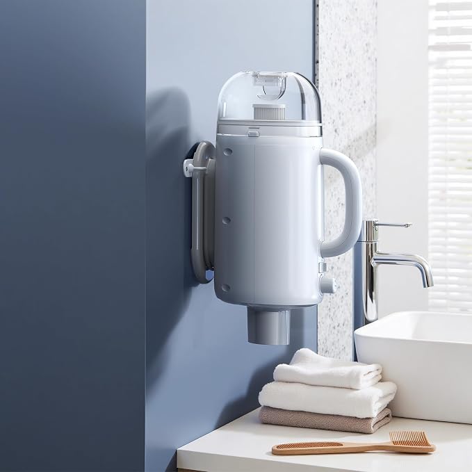 Sevy Dog Hair Dryer Wall Mount, Wall Holder Bracket Whoosh High Velocity Dog Dryer Blower, Space-Saving Grooming Dryer Storage Accessory for Home & Professional Grooming, Mount Only