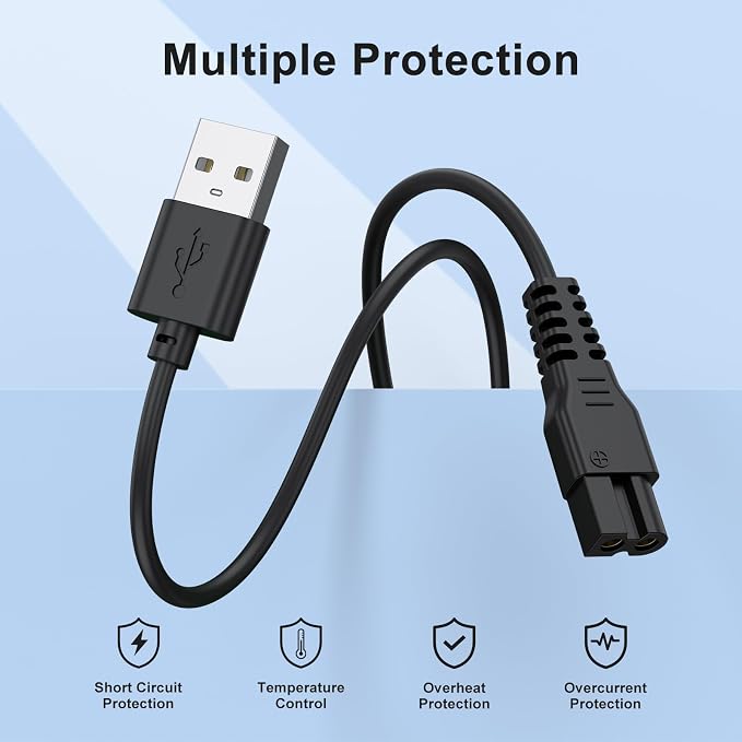 Charger for HOLDOG Dog Clippers, 5V 3.3ft USB Replacement Charging Cable for HOLDOG Cat Grooming Clippers with Cleaning Brush