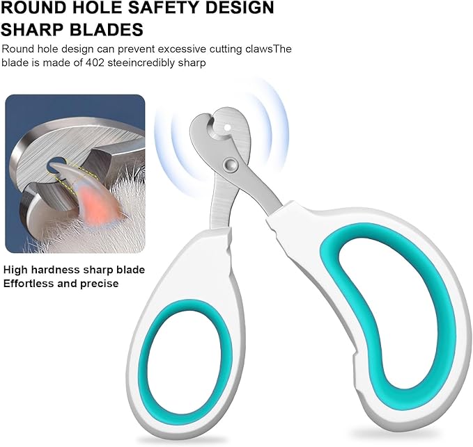 Aogeili Cat Specific Nail Clipper, Avoiding Excessive Cutting, Suitable for Beginners. It Can Also be Used for Small Animals Such as Birds, Hamsters, Rabbits, Hedgehogs, Ferrets, Guinea Pigs, Etc.