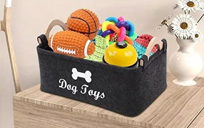 Pet Toys Box and Dog Toy Box Storage