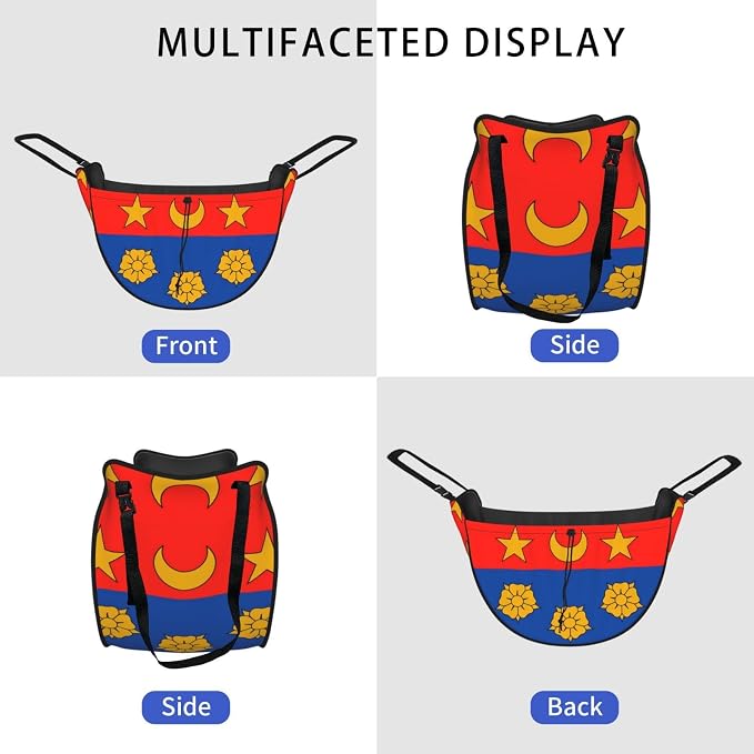Longueuil Flag Car Seat Organizer-Backseat Storage Bag for Travel | Waterproof Durable. Holds Snacks Gear Essentials. Fits Most Cars.