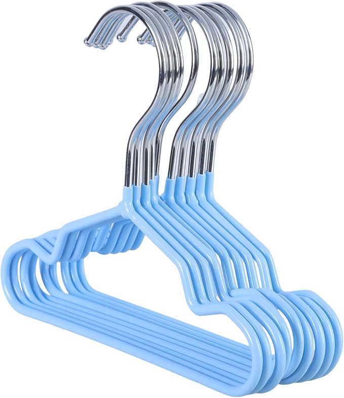 10 Pack Pet Clothing Hanger PVC Coating 15/20/25CM Display Hangers Rack Pet Supplies Garment Storage Rack