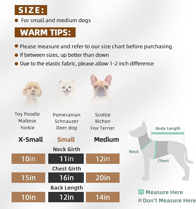 MIHACHI Dog Shirts Cotton Striped T-Shirt, Summer Pet Clothes for Small Dogs, 2-Pack Soft Puppy Apparel Cat Tee, Sleeveless Lightweight, Quick Dry, Breathable,Stretchy, Blue M