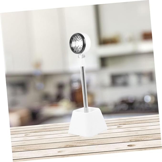 Mikikit Pet Hair Dryer Stand with Rotation and Material Hands Hair Dryer Holder for Easy Pet Drying White Color with Carton Packaging