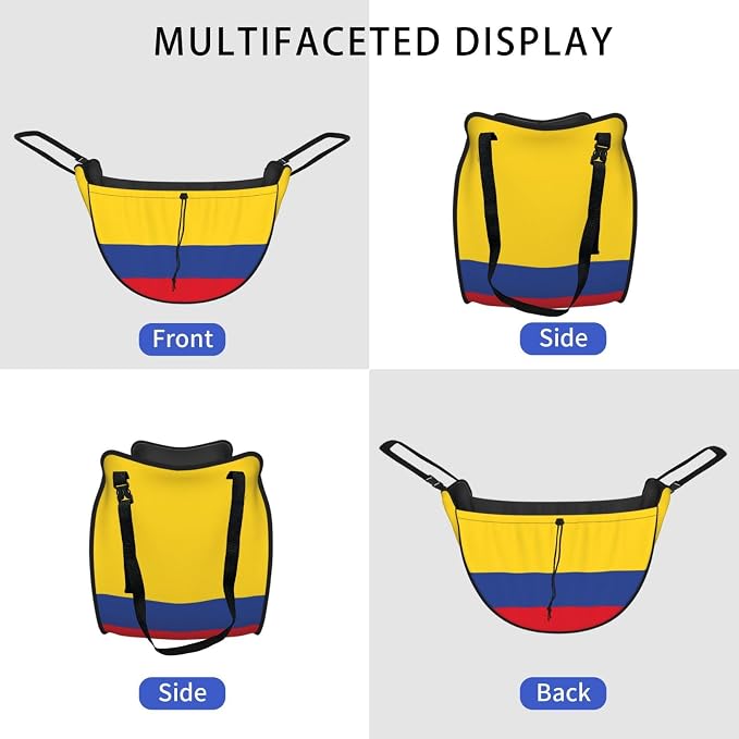 Flag of Colombia Car Seat Organizer-Backseat Storage Bag for Travel | Waterproof Durable. Holds Snacks Gear Essentials. Fits Most Cars.