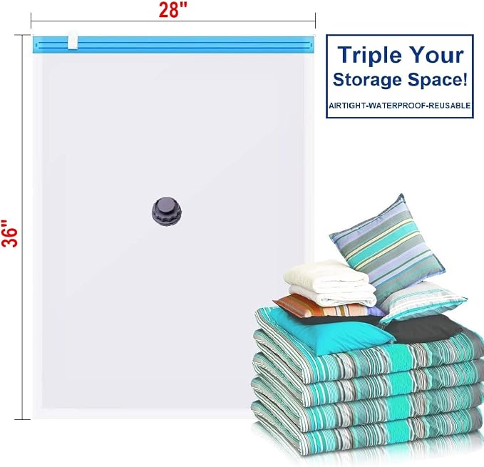 50 PACK Compress Vacuum Seal Storage Bag Space Saver LARGE size wholesale Deal