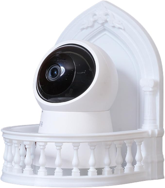 Camera Holder Wall Mount Holder for Tapo Pan/Tilt (C200 & C210) Smart Security Camera, Wall Decoration Custom Designed Bracket, Reduce Blind Spots & Clutter Adhesive Install
