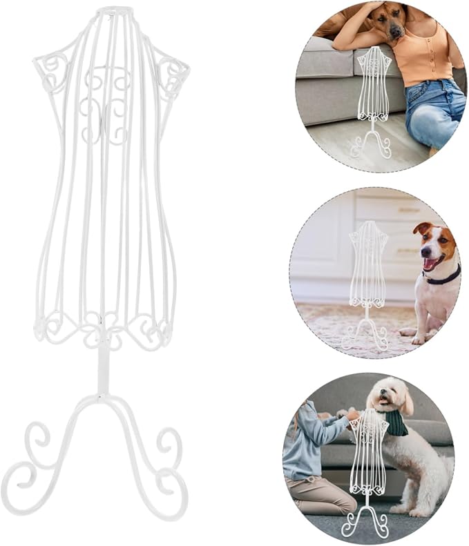 Abaodam Pet Hangers for Dog Clothes Drying Rack Display Stand for Pet Garments Versatile Clothes Hanger for Small Pets for Apparel Showcase