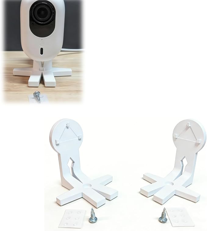 Camera Mount Compatible with Unifi G4 and Compatible with Unifi G6 Instant, Desk Stand Wall Mountable, Holder with Rubber Feet and Screws,2 Pack