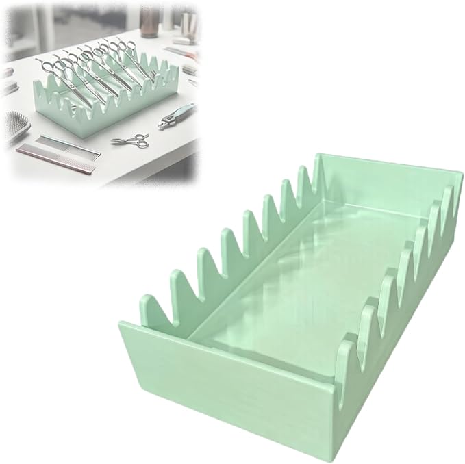 Pet Grooming Scissor Holder Dog Grooming Tool Organizer | Scissor Storage Rack for Pet Salon Workstations, Keeps Grooming Tools Organized for Dogs and Home Care Areas