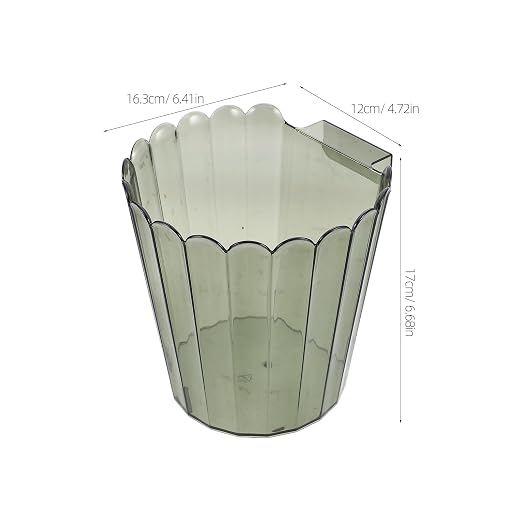Veemoon Hanging Kitchen Trash Can for Cabinet Doors, Portable Waste Storage Can Made of Pet with Quick Installation and Easy to Clean Features, for Bathrooms Under Sink Use