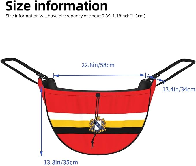 Flag of Kursk Car Seat Organizer-Backseat Storage Bag for Travel | Waterproof Durable. Holds Snacks Gear Essentials. Fits Most Cars.