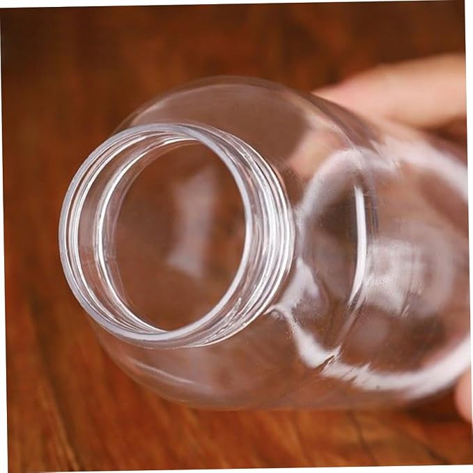 PartyKindom 40pcs Plastic Dispensing Bottles Pet Medicine Bottles Caps Empty for Pills Medicine Organizer for Travel Business