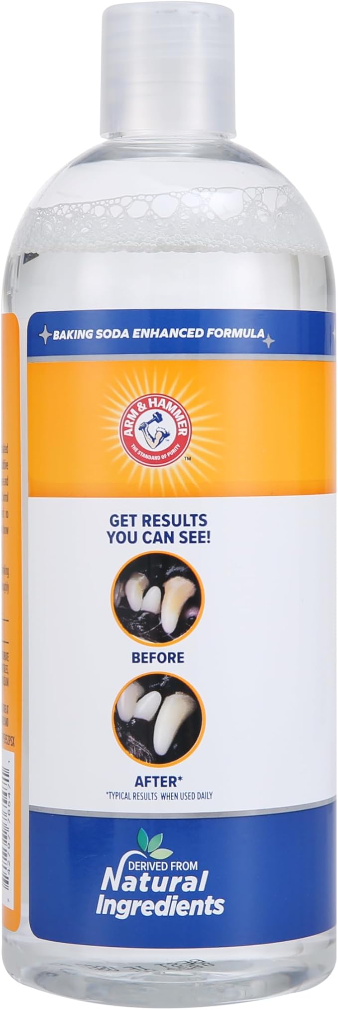 Arm & Hammer Clinical Care Dental Rinse for Adult Dogs, Odorless Flavorless No Taste Water Additive for Dog Dental Care, Helps Reduce Tartar & Freshen Breath, 16 Fl Oz Bottle