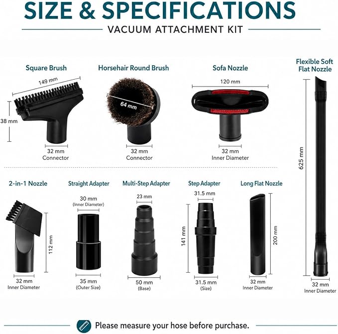 Vacuum Attachments Kit for SEBO Felix Premium