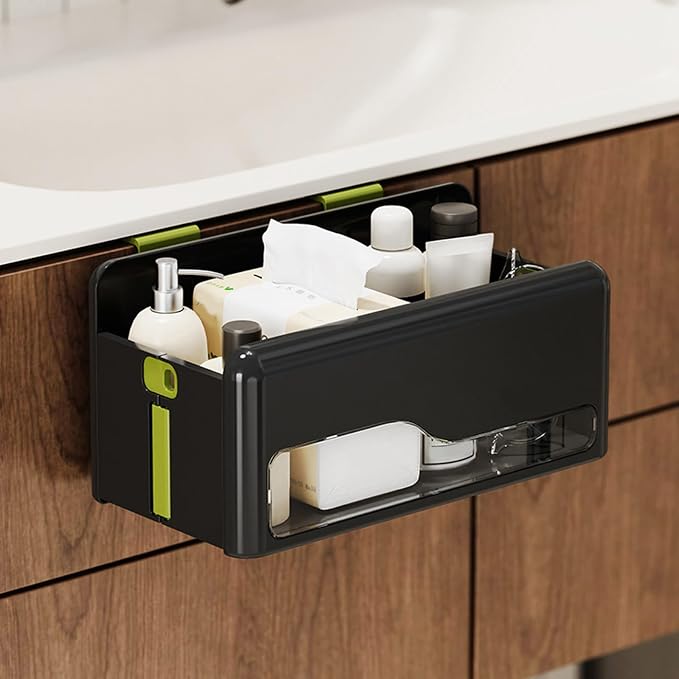 Space Saving Foldable Organiser Easy Installation Wall Mounted Hanging Storage Rack Portable for Home Foldable Wall Mounted Storage Container