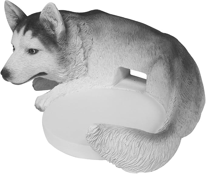 Husky Dog Crafted Statue Camera Holder Stand Guard Station for YI Dome Camera