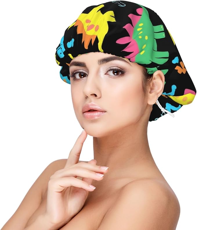 Adjustable Silk Satin Night Cap Women's Men's Sleep Cap