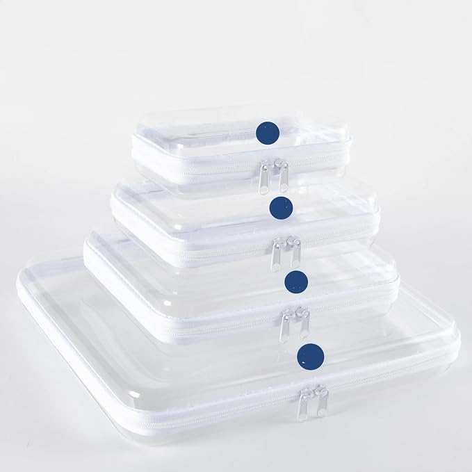 PET Travel Storage Box for Clothes, Cosmetics, and Stationery, Desktop Display Box
