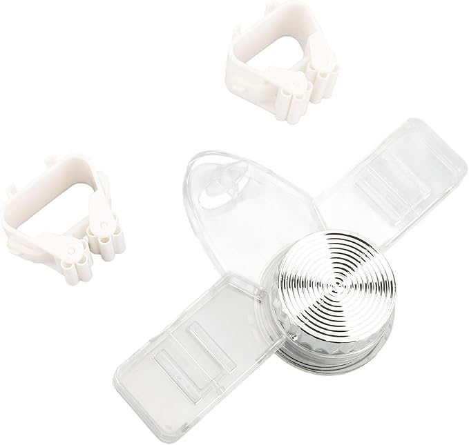 CHICIRIS Broom Holder, Mop Hanger with Powerful Suction Cup and No Punching Required, for Bathroom Kitchen Office Laundry Room Garage Storage (Transparent White)