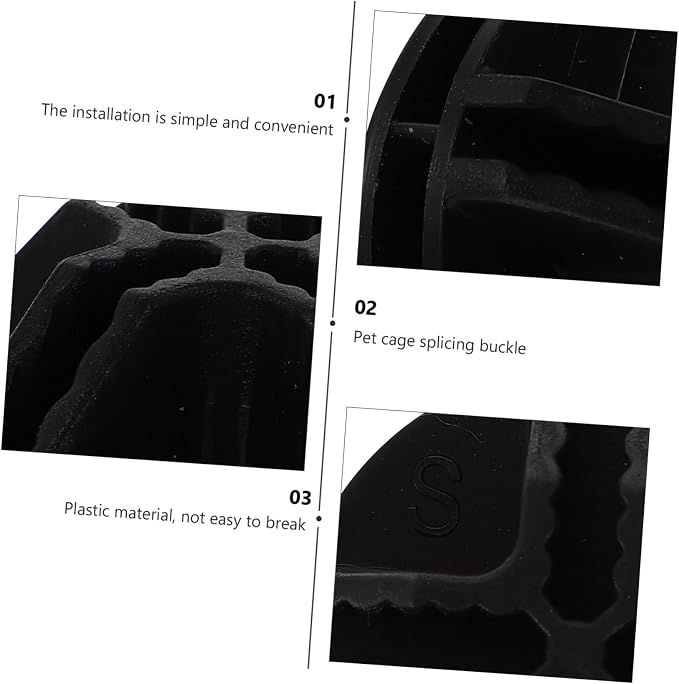 FOMIYES Pcs DIY Accessories Pet Gate Replacement Parts Plastic Shelf Connectors for Dog Playpen