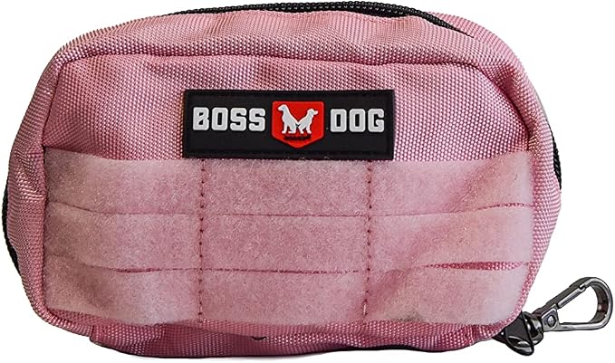 Boss Dog Tactical Molle Bag, Pink, Small