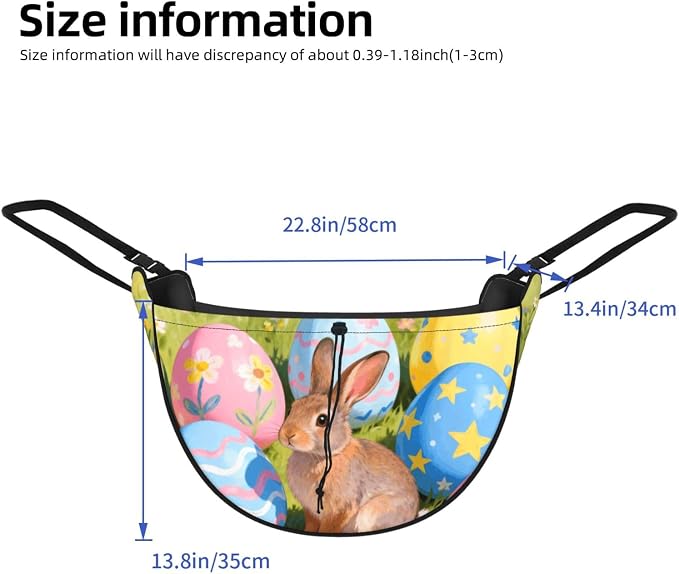 Easter Eggs Car Seat Organizer-Backseat Storage Bag for Travel | Waterproof Durable. Holds Snacks Gear Essentials. Fits Most Cars.