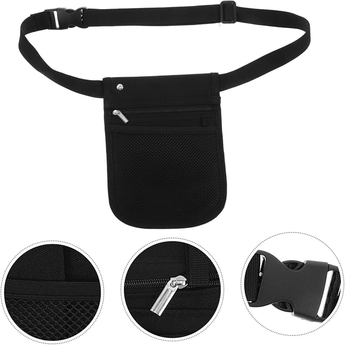 Beavorty Multi-Color Adjustable Nurse Fanny Pack Oxford Cloth Waist Bag Utility Organizer for Nurses Portable Care Kit for Tools and PET Grooming