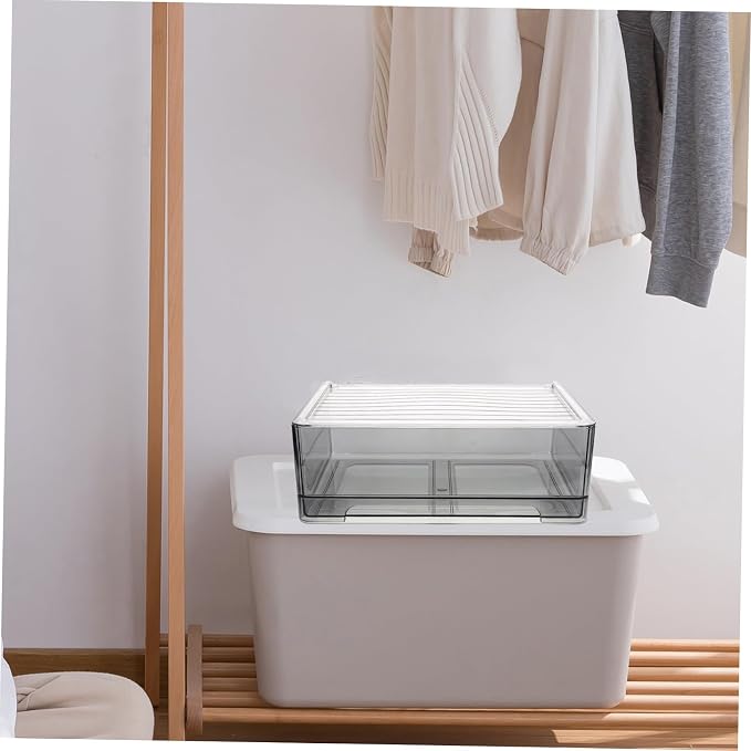 Ciieeo Underwear Organizer Divider Stackable Clothing Storage Bin for Bras Socks Ties Belts Portable Bedroom Organizer for Easy Access and Efficient Storage