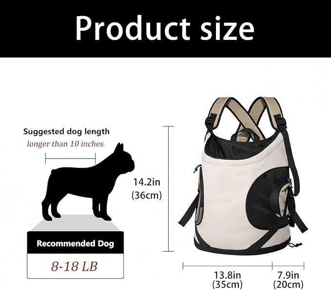 Travel Pet Carriers Bag with Adjustable Strap Breathable Chest Bag for Daily Walking Cats Small Dog Front Carrying Bags