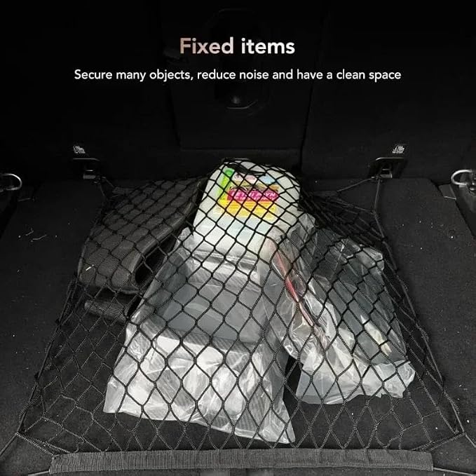 Car Nets Nylon Car Rear Cargo Net Trunk Storage Organizer Net For A1 A2 A3 A4 A5 A6 A7 A8 Q2 Q3 Q5 Q7 S3 S4 S5 S6 S7 S8 TT TTS Cargo Net