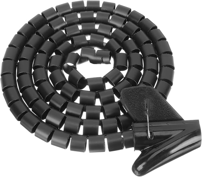 Uonlytech Cable Tube Organizer Sleeve and Flexible Wire for for Boys and Girls and Pets for Tv Computer and Sound System Cables