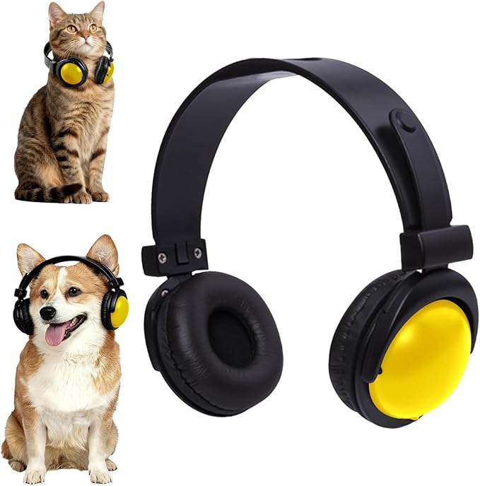 Olyre Pet Headphones for Small Dogs Cats, Adjustable Decorative Neckwear