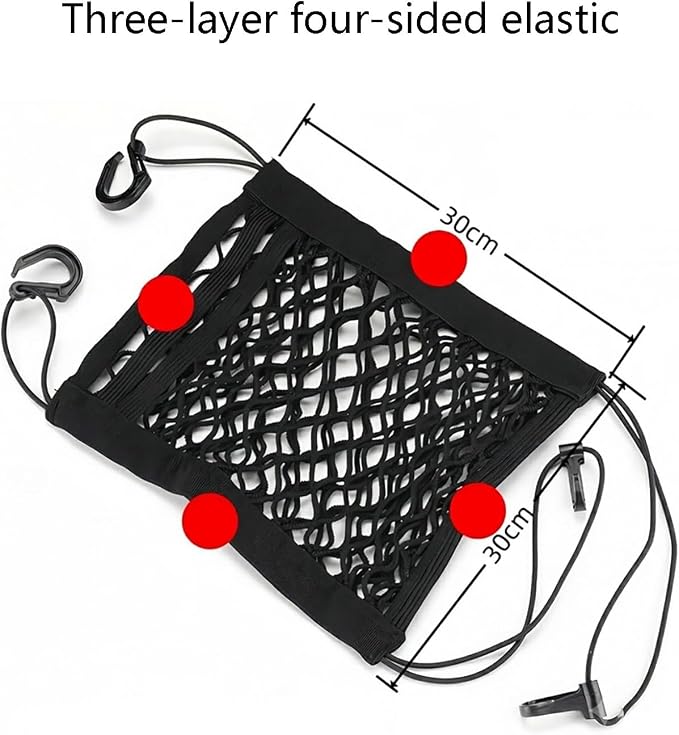 Car Net Pocket Organizer for Dodge Charger 2011-2023