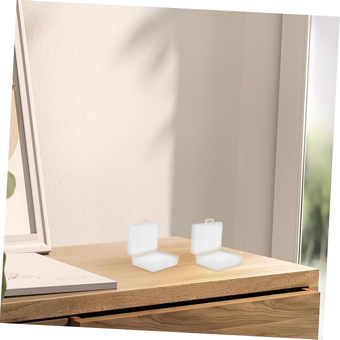 Rectangular Storage Boxes with Lids Small Bins for Desk Pet Containers Craft Storage Containers Plastic Organizer