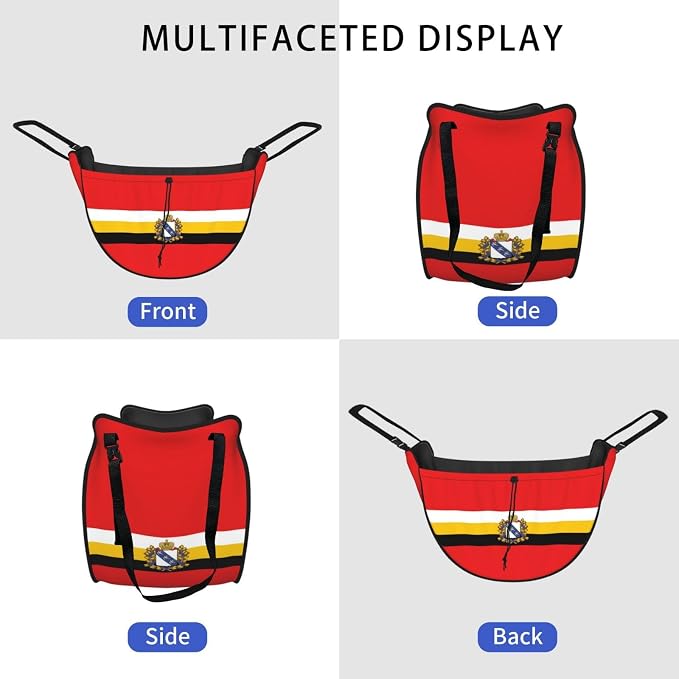Flag of Kursk Car Seat Organizer-Backseat Storage Bag for Travel | Waterproof Durable. Holds Snacks Gear Essentials. Fits Most Cars.