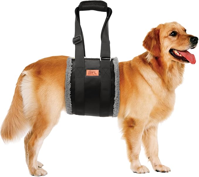 Adjustable Dog Sling for Large Dogs Hind Leg Support Weak Legs Mobility Aid | Dog Lift Harness, Helps Seniors, Injured, Disabled and After ACL Surgery Dogs, Daily Walk/ Stairs, Soft Padded, Easy to Use