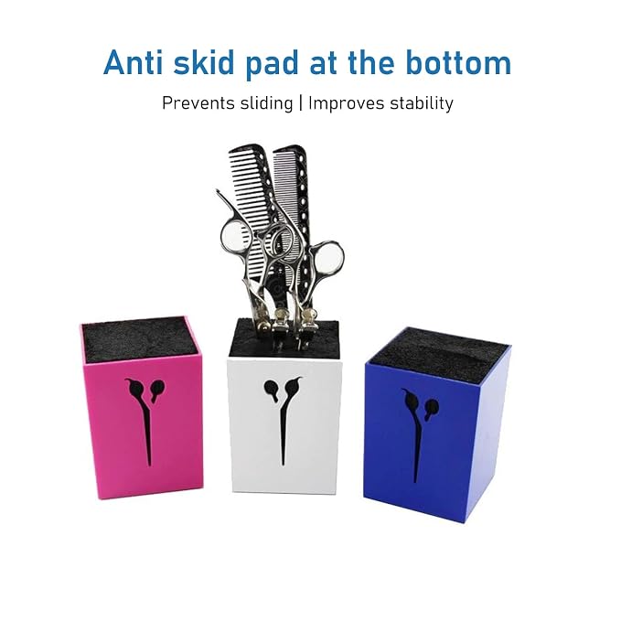 Scissors Holder For Hair Stylist, Hair Salon Scissors Storage Holder, Multifunctional Hairdressing Shear Holder Organizer for Stylists Hair Salons Pet Groomers and Home