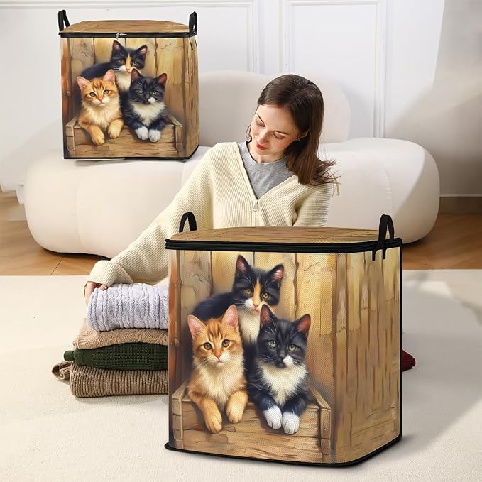 2pcs blanket storage bag for under bed,closet organizers 95L | clothing sweater sheet bedding comforter duvet quilt pillow toy storage bags with lids,dorm room essentials for containers