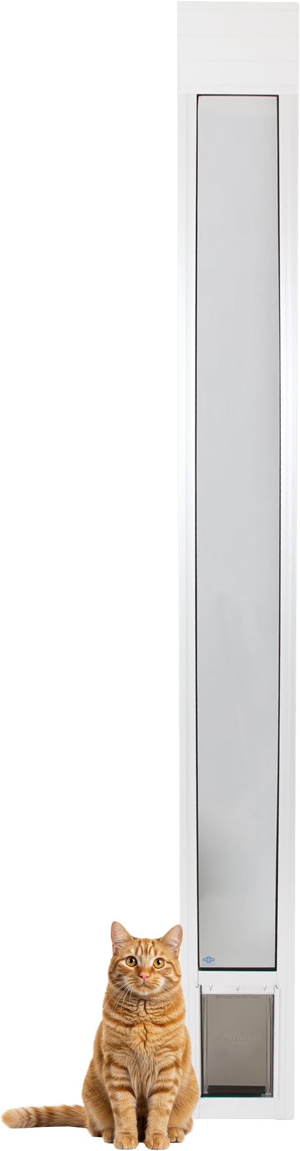 PetSafe Sliding Glass Pet Door, 1 Piece, Small Dogs to 15 lb, White