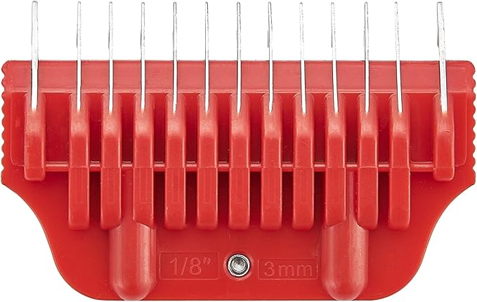 3MM 1/8Inch Pet Grooming Clipper Attachment Guard Comb, for Wide A5 Blades, Compatible with Andis, Conair, Wahl, Laube, Thrive, Bucchelli, or other A5 Series, Only Fit for 10W/15W/30W Wide Blade