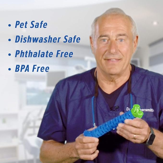 BulbHead Chewbrush Toothbrush and Toy - No Dog Toothpaste Required - Great Teeth Cleaning Toy (1 Pack)