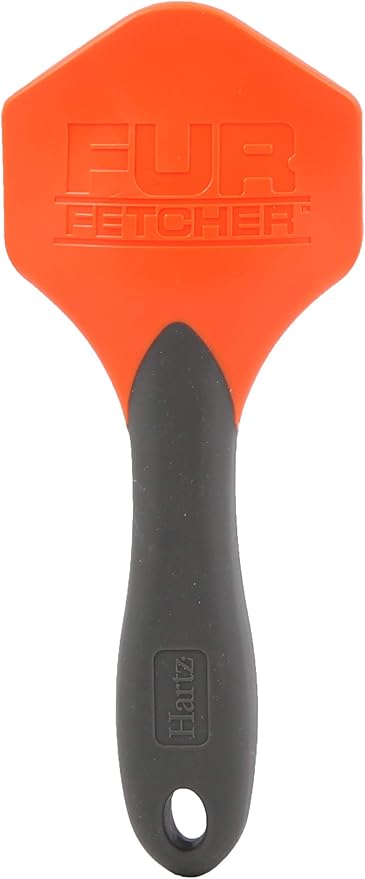 Hartz Groomer's Best Fur Fetcher De-Shedder Dog Brush,Black