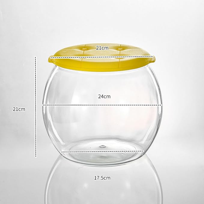 Multifunctional Clear Storage Bin and Stool Craft of PP PET for Home Use with Stackable Designs to Saving Space